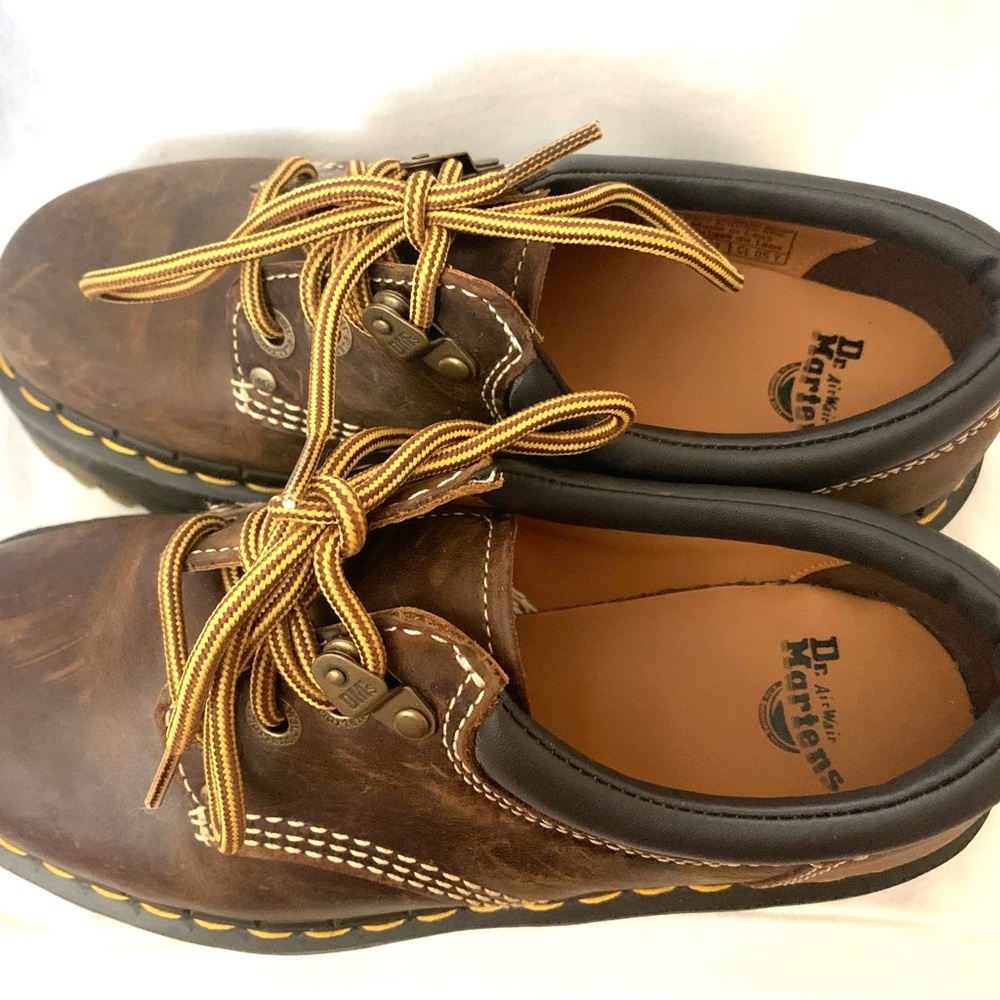 Dr. Martens Brown Leather Shoes - Picture 2 of 5